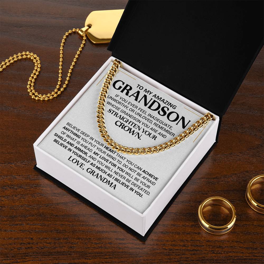 To My Grandson - You Can Achieve Anything