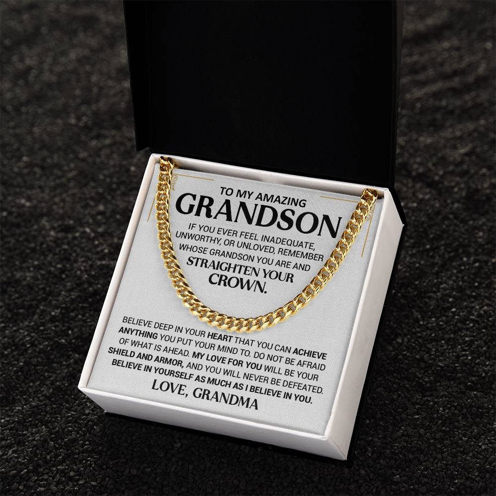 To My Grandson - You Can Achieve Anything