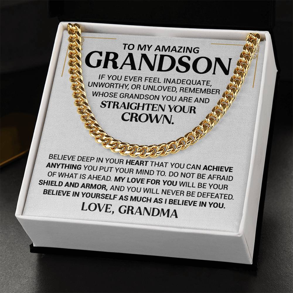 To My Grandson - You Can Achieve Anything
