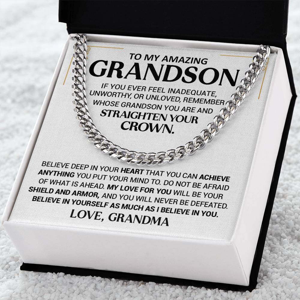 To My Grandson - You Can Achieve Anything
