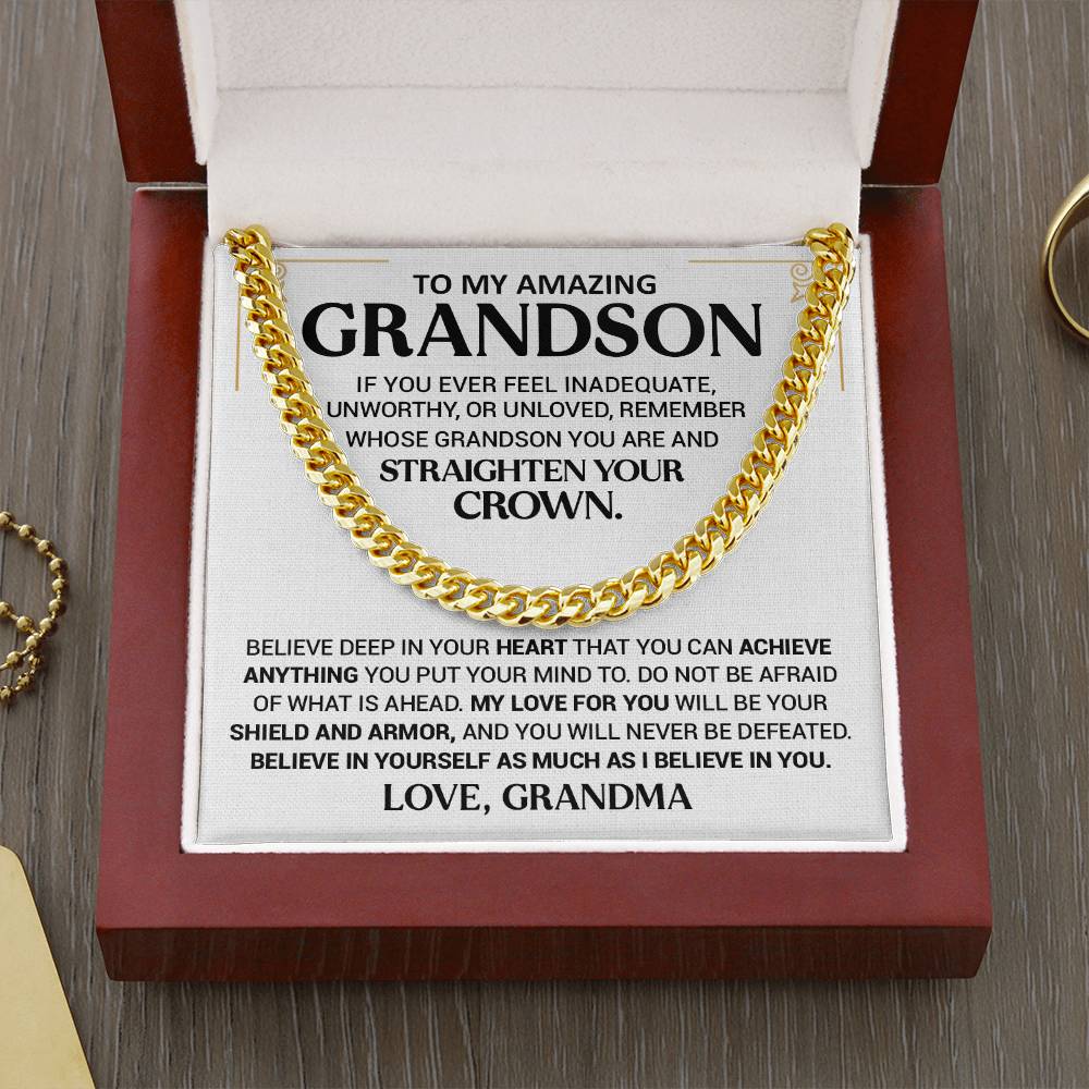 To My Grandson - You Can Achieve Anything