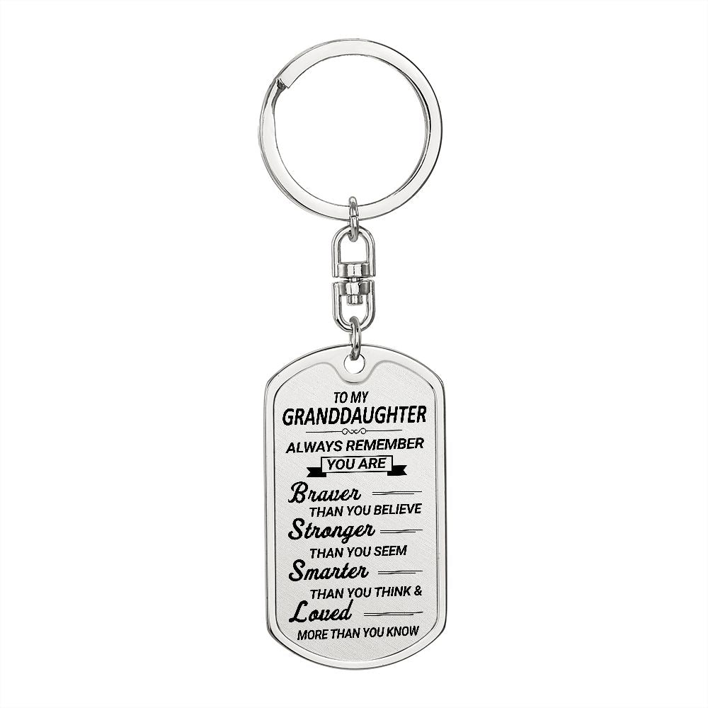 Granddaughter Keychain