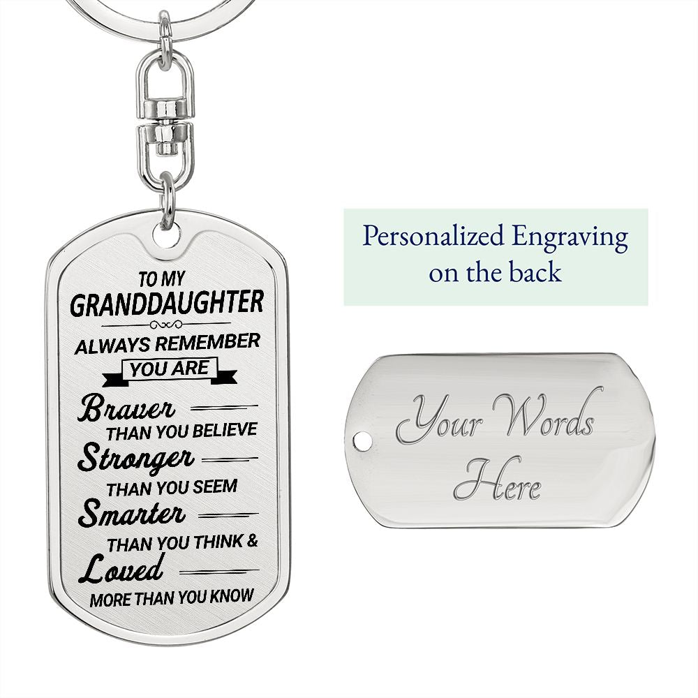 Granddaughter Keychain