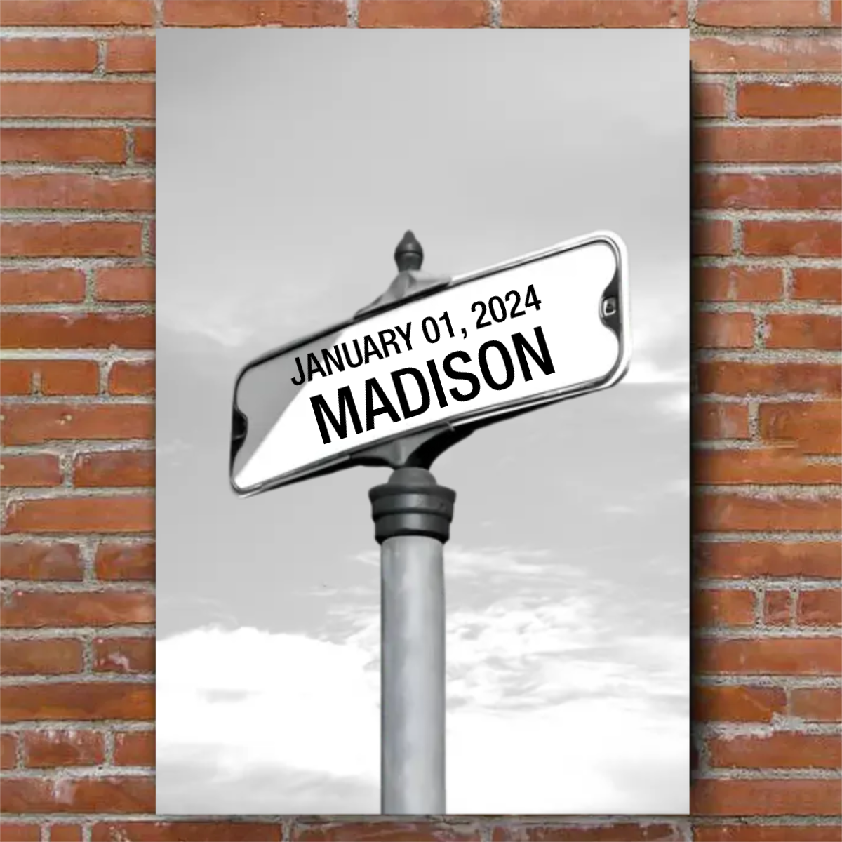 My Street Sign Custom Children Names Personalized Poster Print
