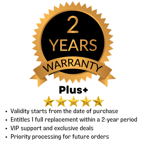 2-Year Warranty Plus+