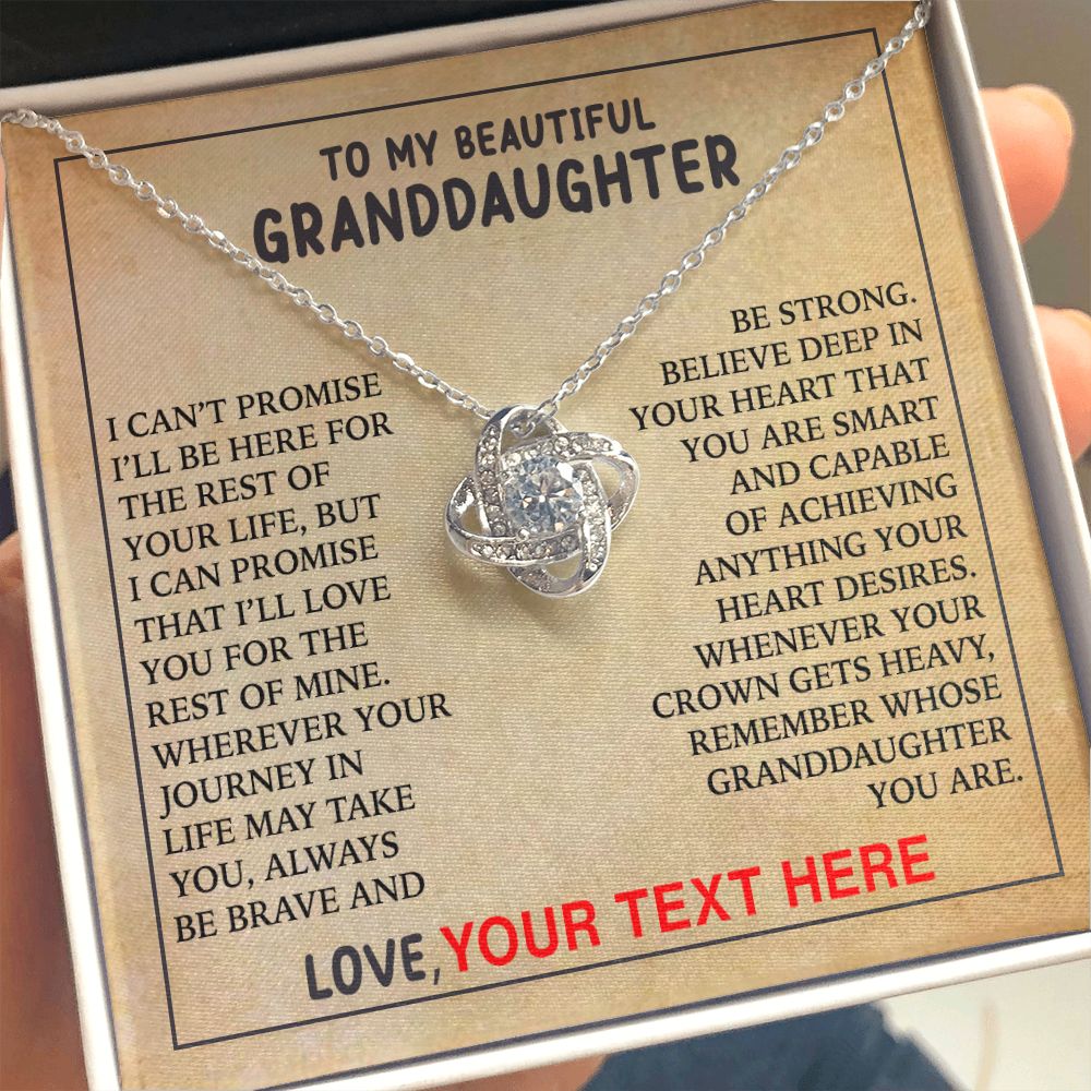 To My Beautiful Granddaughter - Always Be Brave - Personalized Beautiful Gift