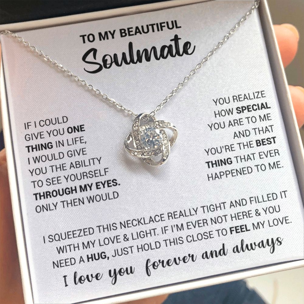 Soulmate - My Everything - Love Knot Necklace