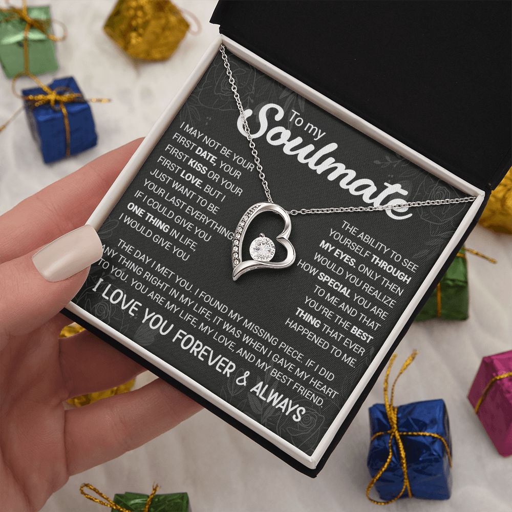 To My Soulmate - You're The Best Thing That Ever Happened To Me - Forever Love Necklace